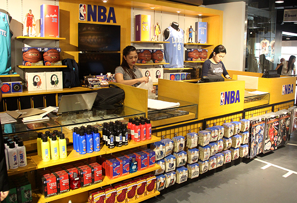 IN PHOTOS: What's inside the newly opened NBA Store in Makati