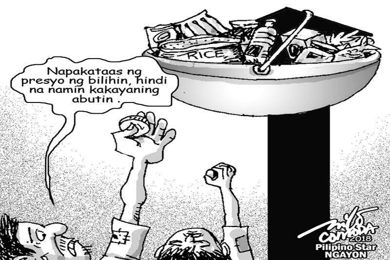 Image result for INFLATION EDITORIAL CARTOON PINOY