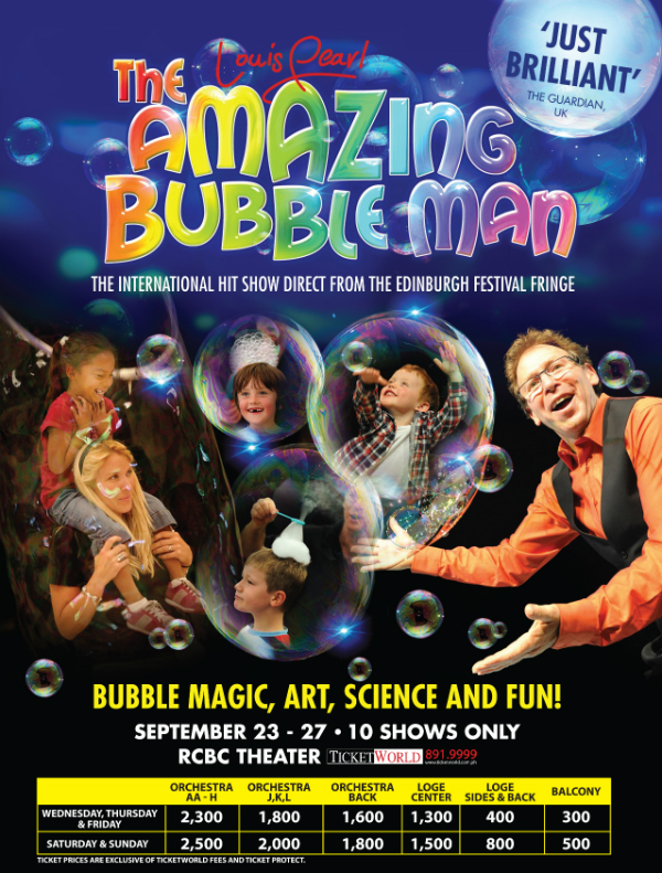 The Amazing Bubble Man poster