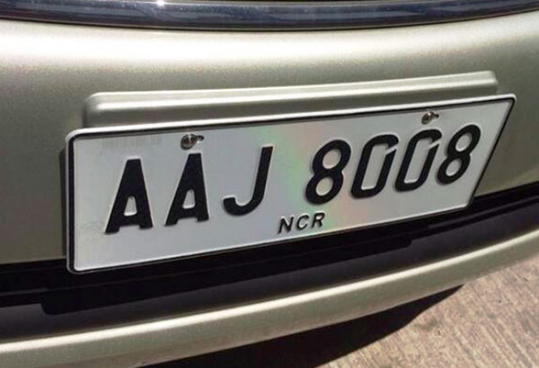 new car number plates