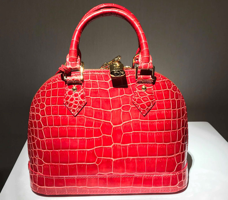 Louis Vuitton Greenbelt now carries exotic leathers