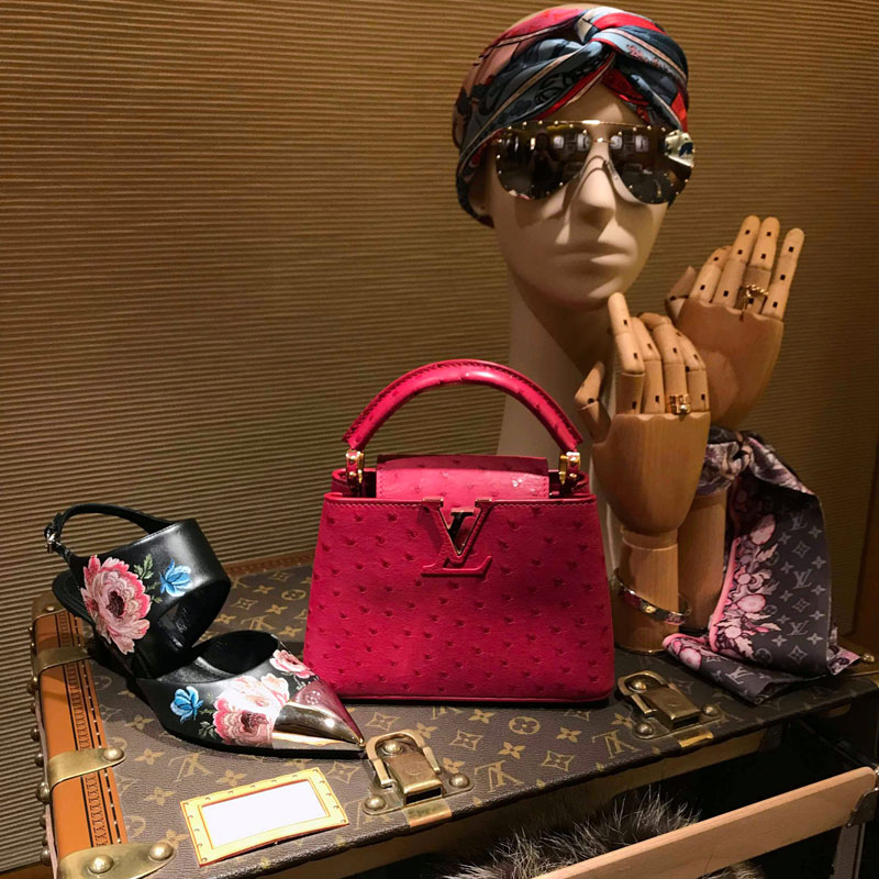 Louis Vuitton Greenbelt now carries exotic leathers