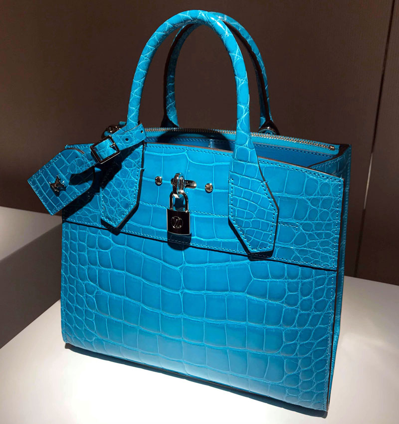 Louis Vuitton Greenbelt now carries exotic leathers