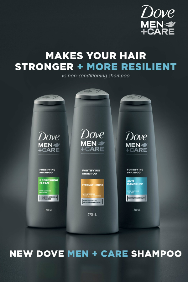 Dove Men+Care shampoo