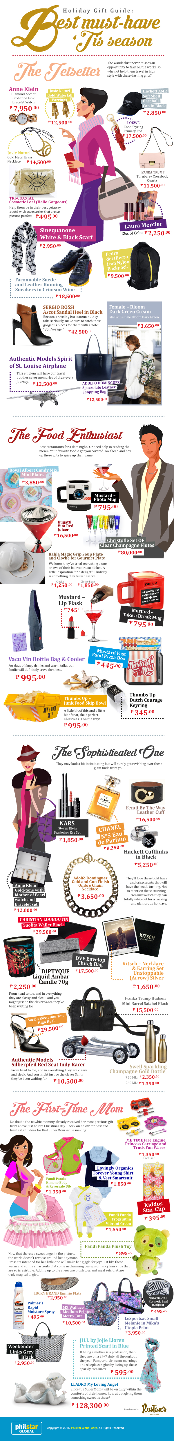 Rustan's holiday infographic