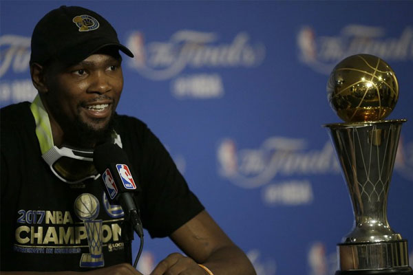 Warriors secure spot among National Basketball Association legends by dumping Cavaliers