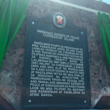 Marker on Corregidor Island