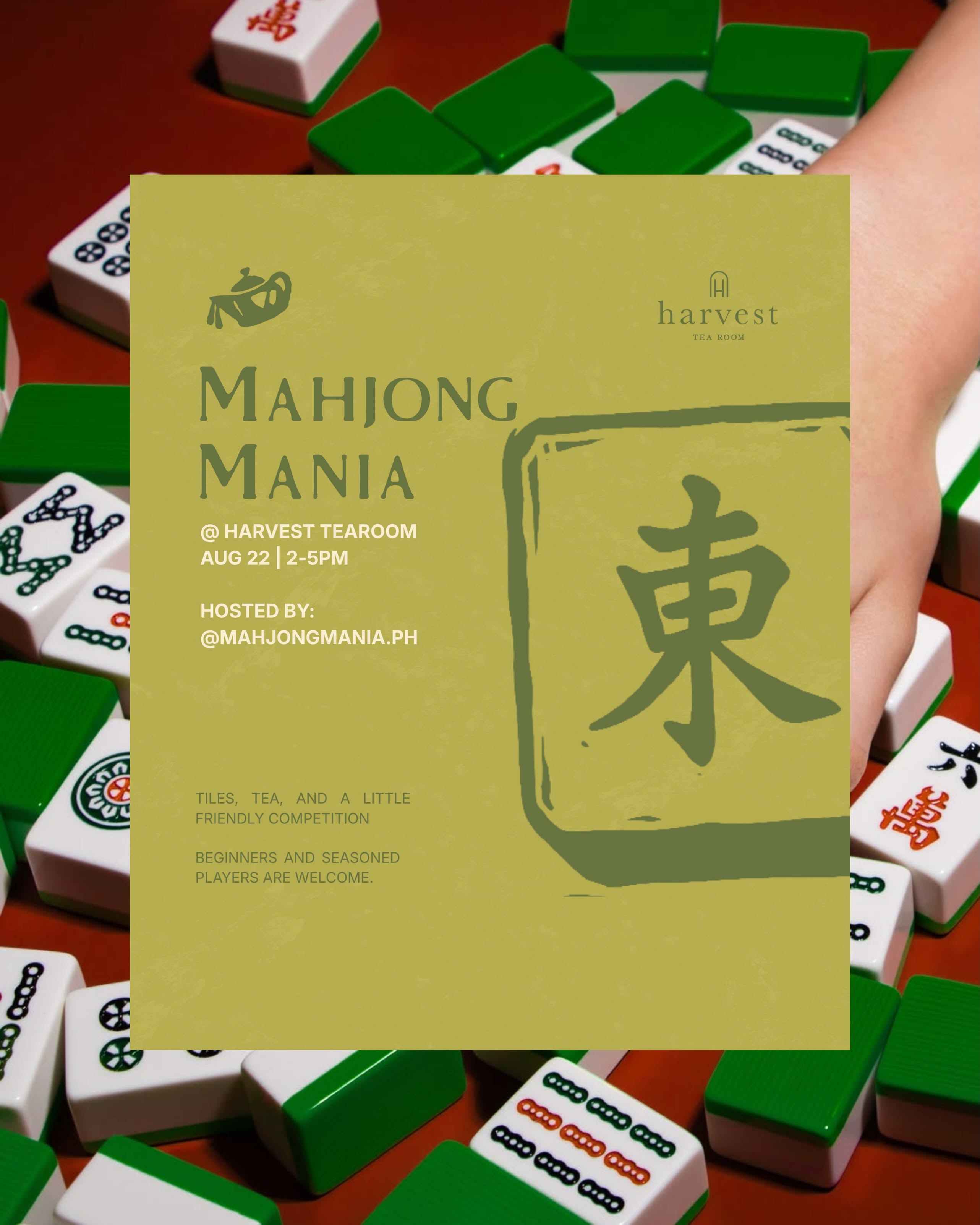 Mahjong Mania at Harvest Tea Room