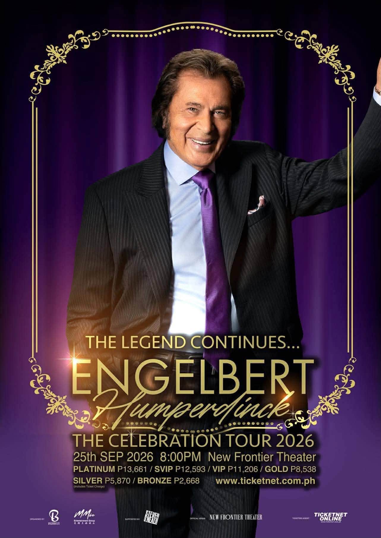 Engelbert Humperdinck 'The Celebration' Tour