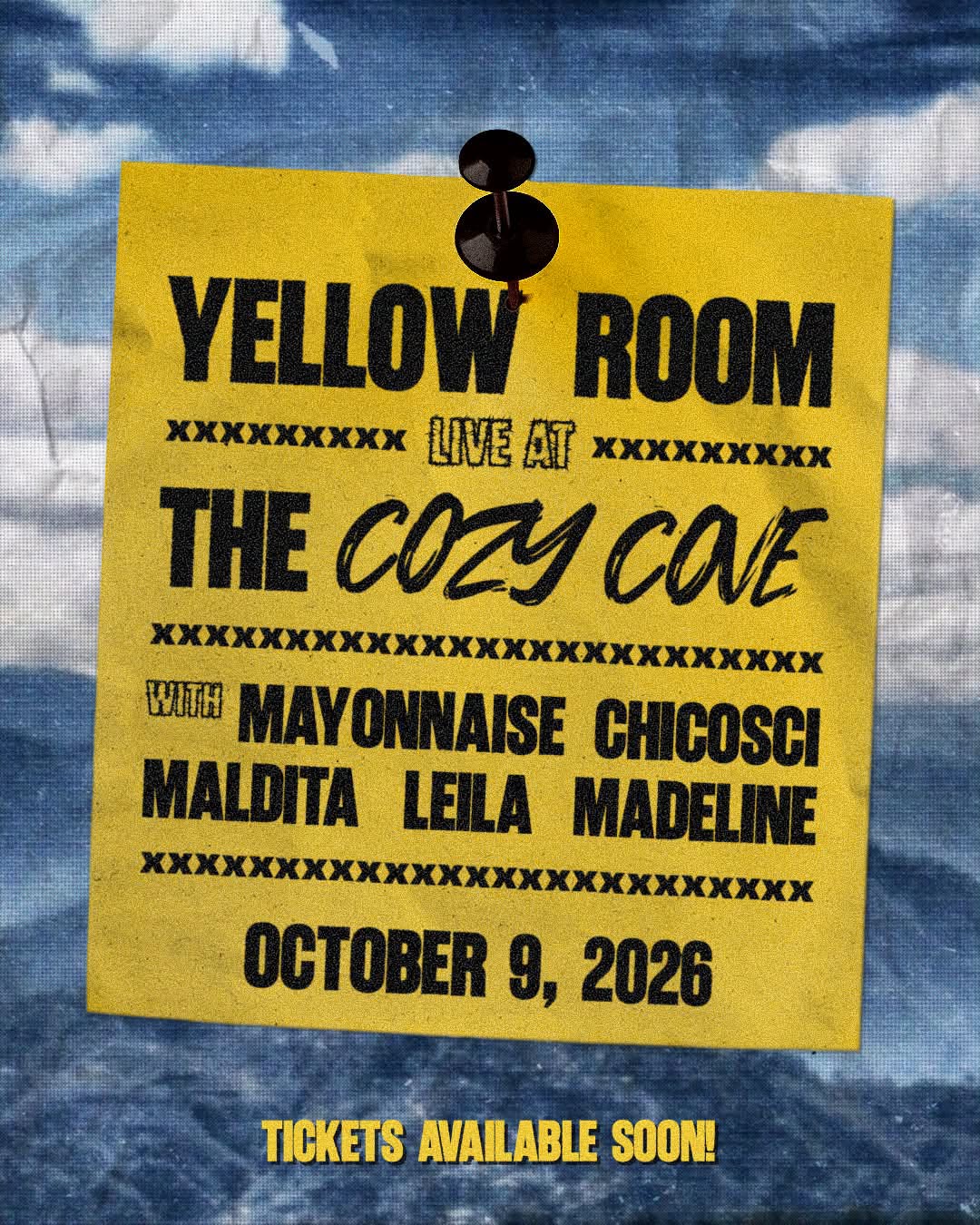 Yellow Room Live at the Cozy Cove