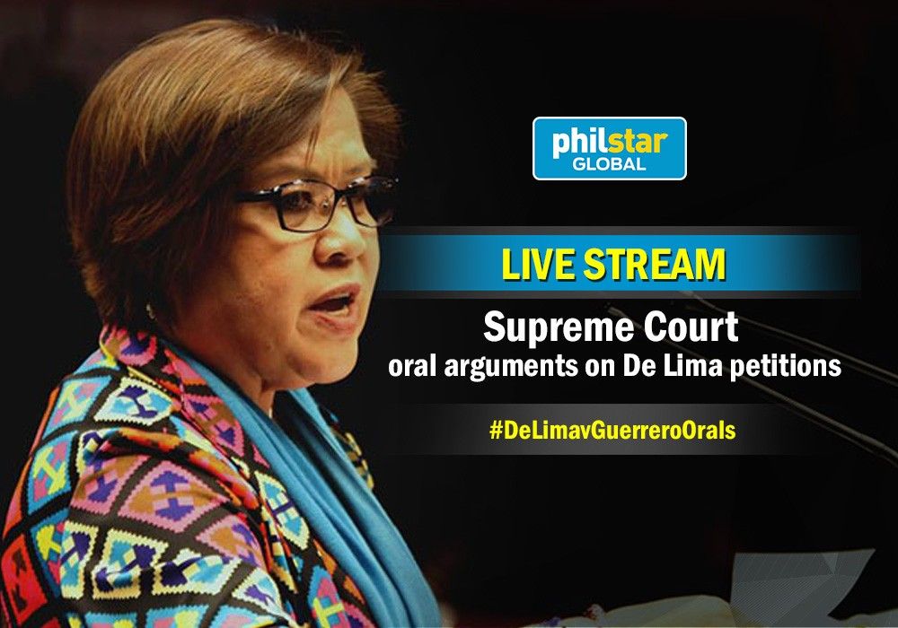 LIVE: Supreme Court tackles De Lima's petitions â�� Day 2