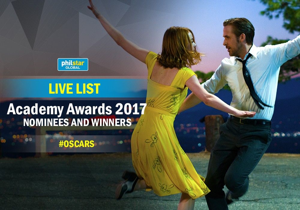 LIVE list: Academy Awards 2017 winners