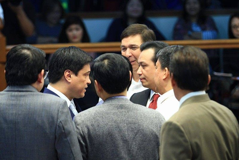 Trillanes, Zubiri nearly trade blows at Senate session