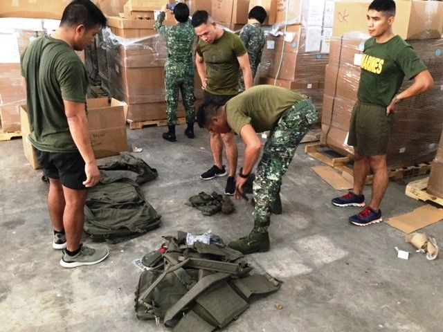 US military provides new equipment to Philippine marines