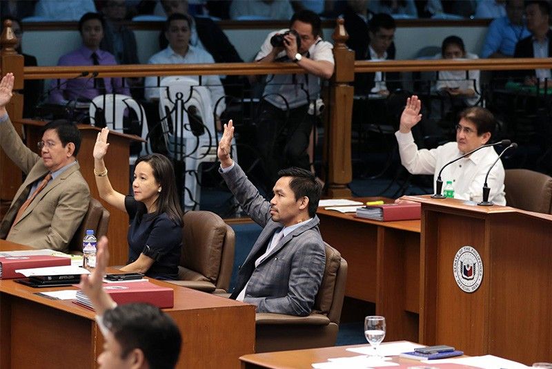 LP senators ousted from majority, committee posts