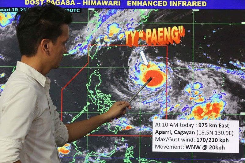 Typhoon Paeng slows down, may bring rains to northern Luzon