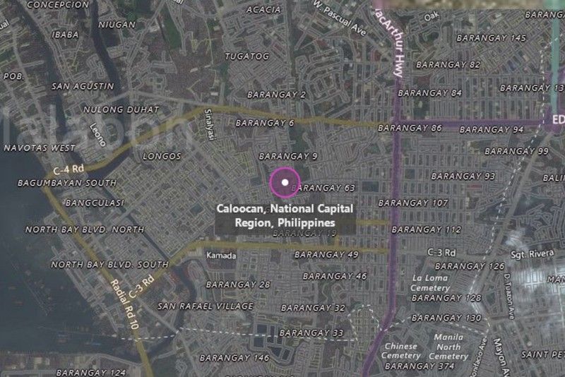 Caloocan City map