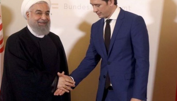 Austria discusses Iran diplomat case with visiting Rouhani