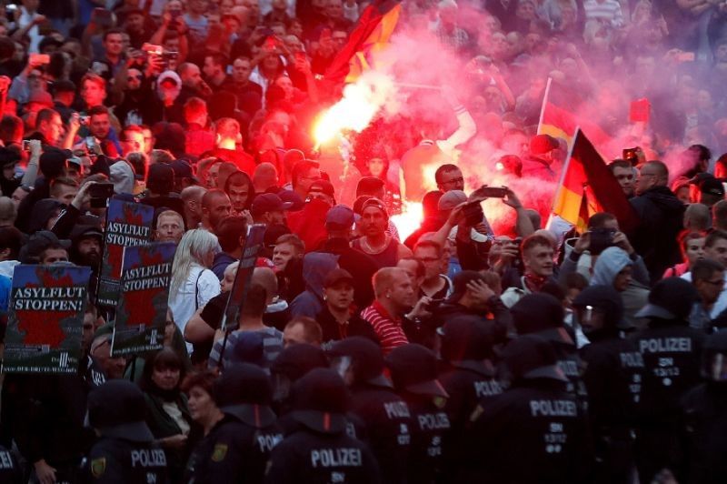 German police brace for new anti-Merkel protests after racist mob attacks