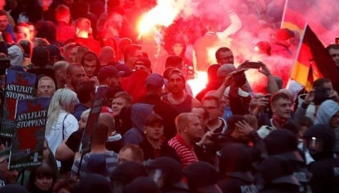 German police brace for new anti-Merkel protests after racist mob attacks