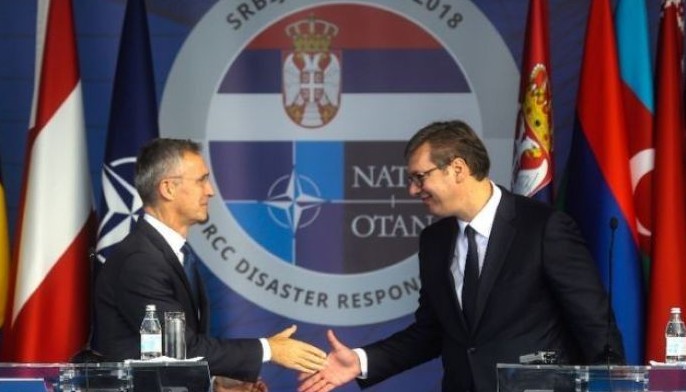 NATO chief hails Serbia partnership despite 'painful' past