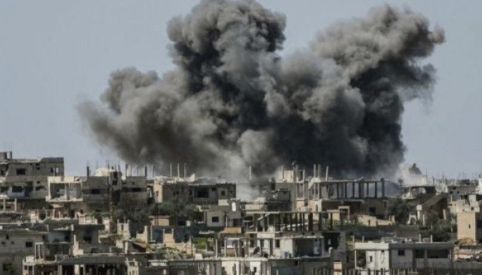 Syrian government targets rebels near Israel-occupied Golan