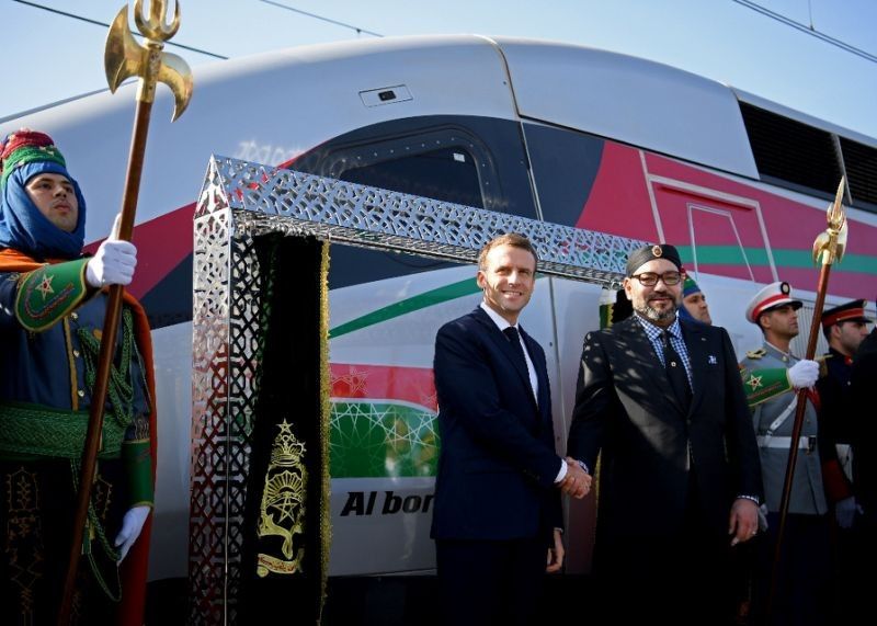 Macron in Morocco for opening of high-speed railway