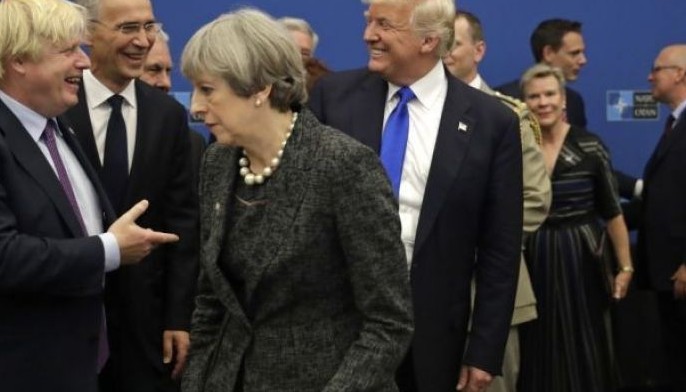 Off to Europe: Trump to meet worried NATO heads, then Putin