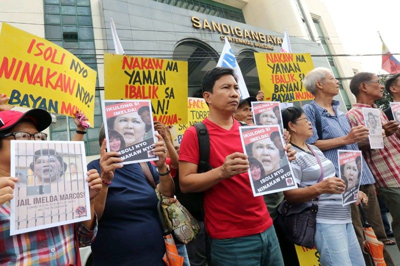 Sandigan forfeits Imelda Marcosâ�� bail