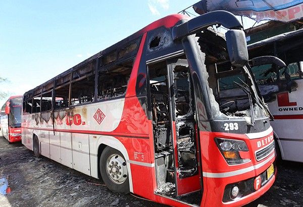 Arson raps filed vs 6 DLTB bus drivers | Philstar.com