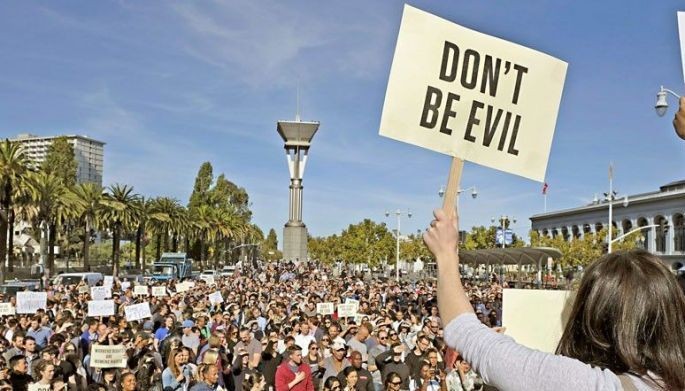 Global walkout hits Google  over harassment, inequality