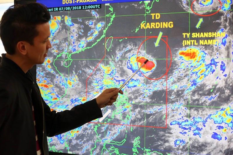 Tropical storm 'Karding' slows down off Batanes
