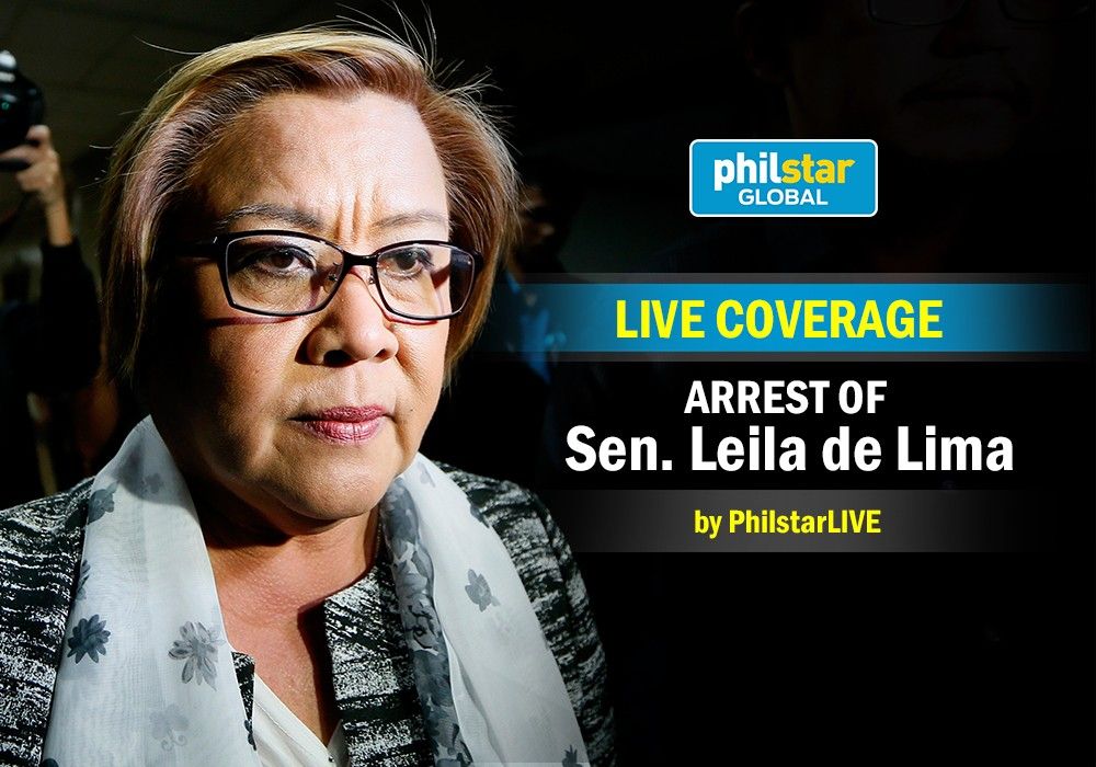 LIVE: Court orders arrest of Leila de Lima