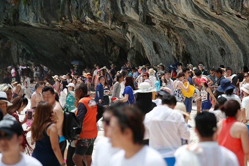 Ailing Thai beach made famous by film gets tourist timeout