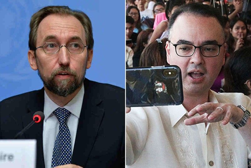 Cayetano sa UN human rights chief: 'Wag nang mang-insulto