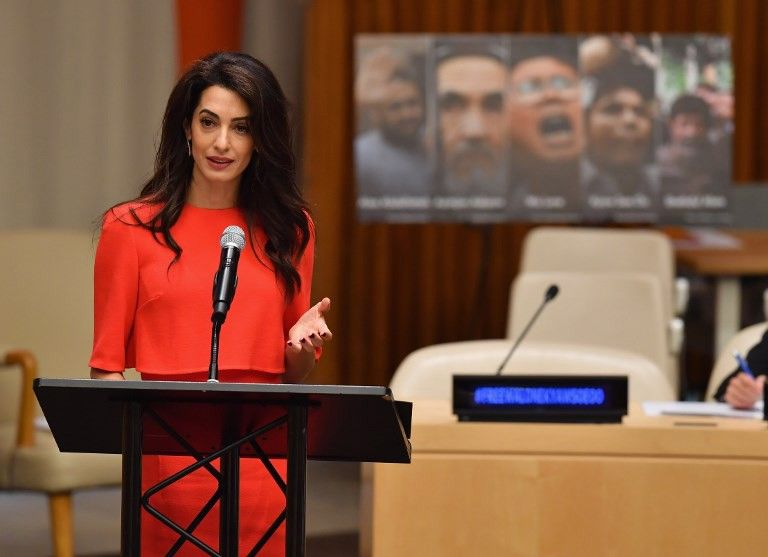 Amal Clooney appeals to Suu Kyi for reporters' release