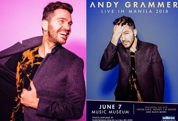 Andy Grammer to have intimate concert in Manila
