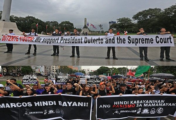 Libo dumalo sa anti-Marcos rally