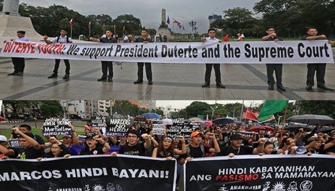 Libo dumalo sa anti-Marcos rally