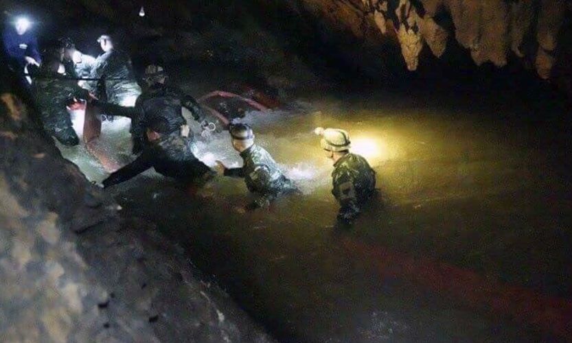 Boys, coach in stable health after 10 days lost in Thai cave