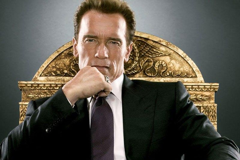 Arnold Schwarzenegger resting after heart surgery