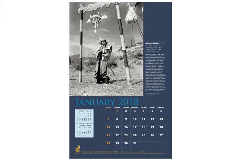 A Calendar Celebrates Philippine Cinema