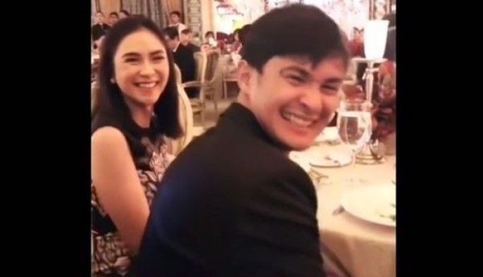 Are they next? Sarah Geronimo, Matteo Guidicelli attend Christian Bautista's Manila wedding reception