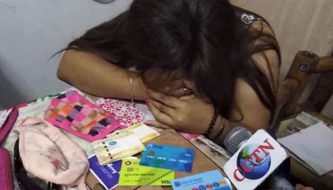 Woman nabbed sticking glue on ATM machine