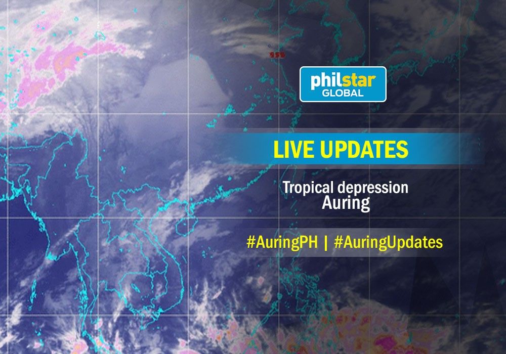 LIVE updates: Tropical depression 'Auring'