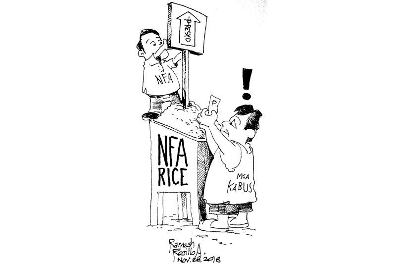 EDITORYAL - Kabus ang suki sa NFA rice