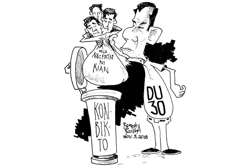 EDITORYAL - Giabusaran si Duterte