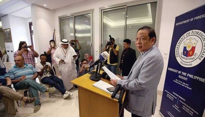 Philippines envoy pinatalsik sa Kuwait!
