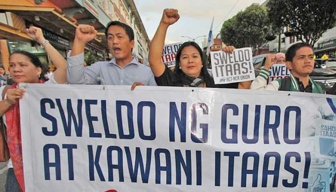 Umento sa government teachers giit ni Leni