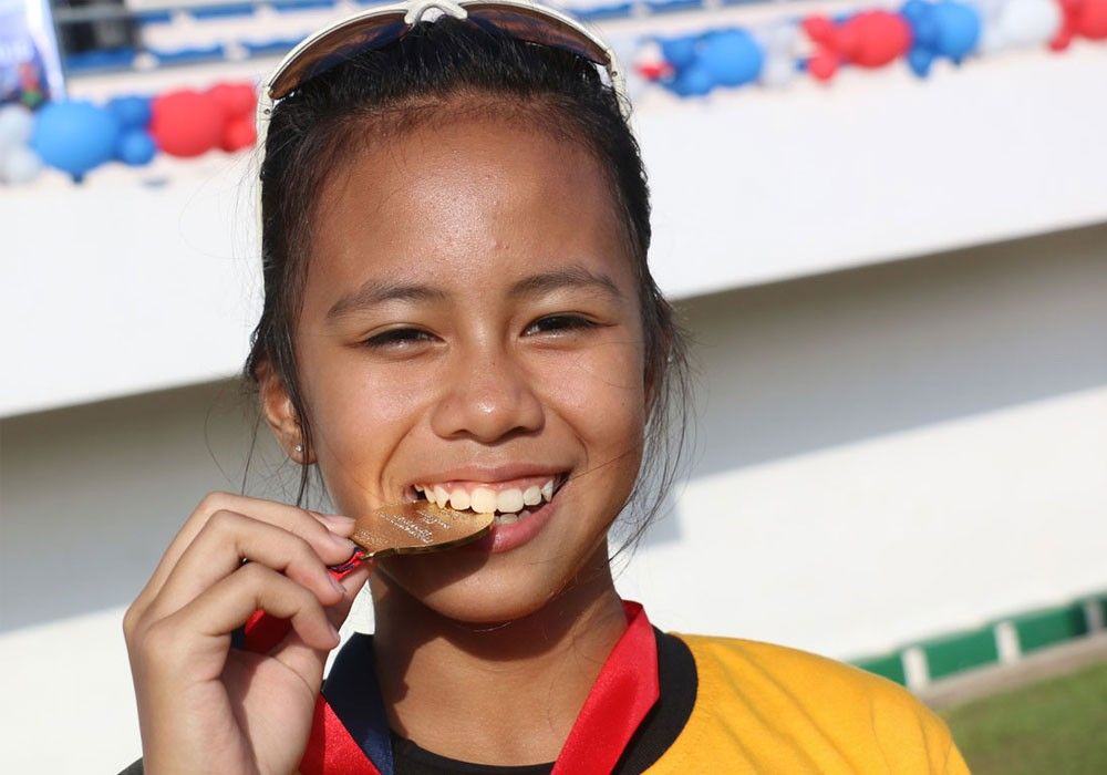 Cebu's Erediano cops second gold in Batang Pinoy triathlon